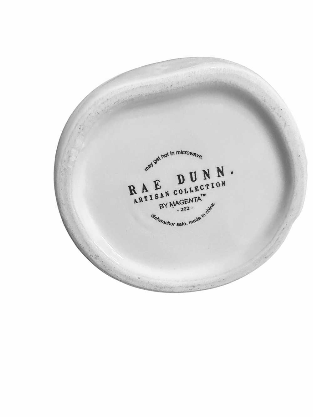 Rae Dunn White Ceramic Mug with Black Lettering - Picture 2 of 2